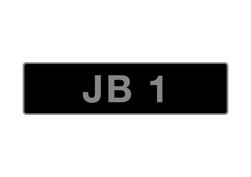 A JB 1 license plate with a special historical connection recently sold for an eye-popping amount after attracting a bid of $472,000 and climbing
