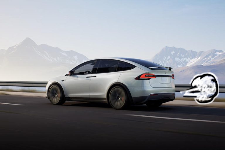 Tesla Model X rear section