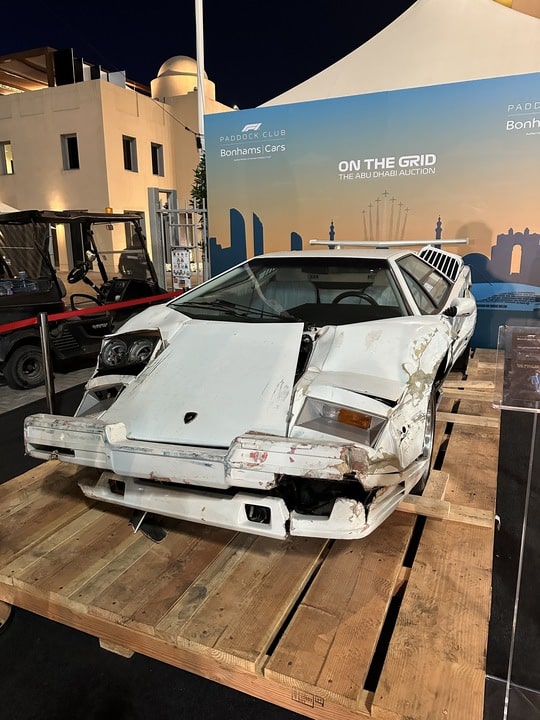 Iconic Lamborghini Countach from Wolf of Wall Street had a bid of 5m but didnt sell