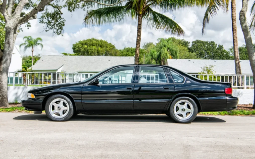 A 1996 Chevrolet Impala SS that has been stowed away in a garage since it was new is set to cross the auction block