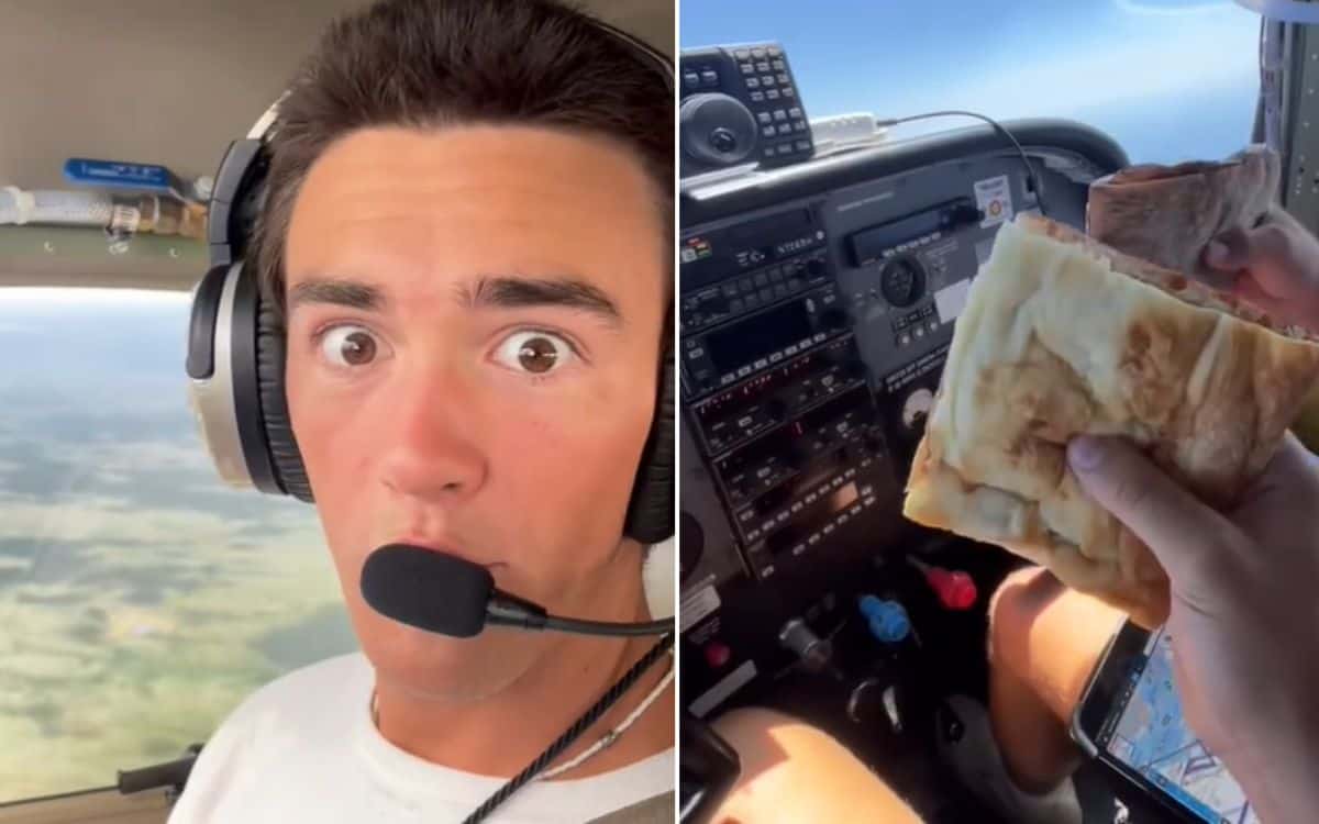 This guy took an insane trip from USA to India in a tiny plane