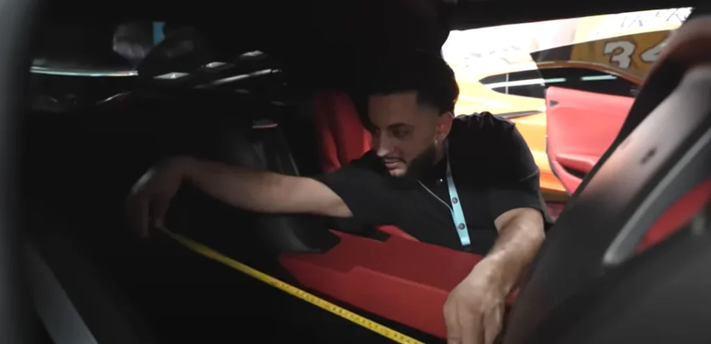 Shaq's biggest ever custom Corvette goes side-to-side with a regular factory stock version to show off the extreme differences