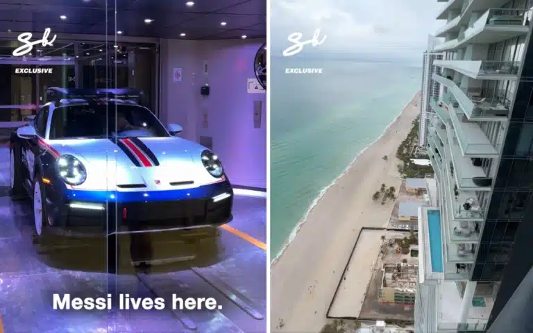 Inside the luxurious Porsche Tower that has a supercar elevator and is home to Lionel Messi