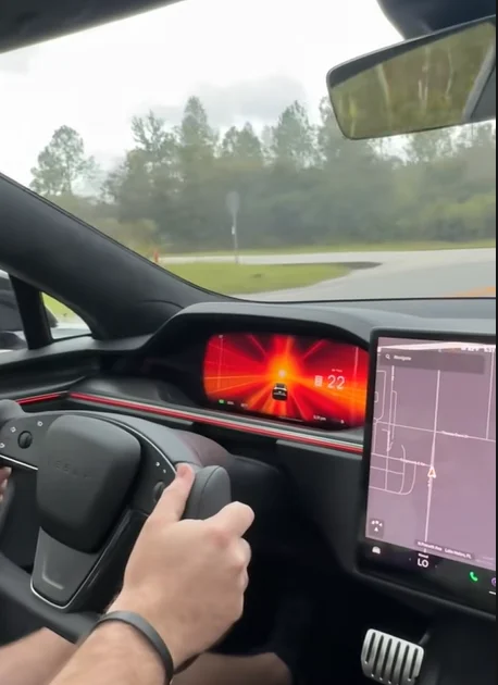 Man who massively prefers cars to EVs takes a ride in a Tesla Model S Plaid and is left saying something he 'hates'