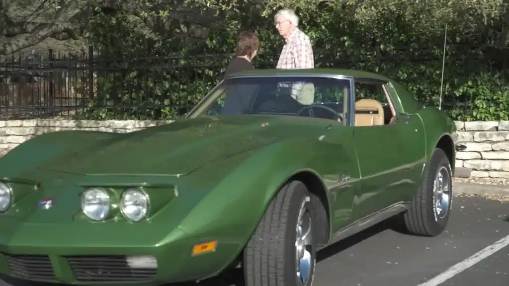 1973 corvette stingray surprise dad