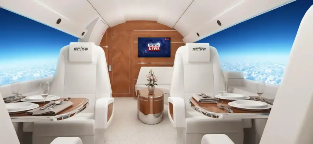 Massachusetts-based Spike Aerospace is working on the S-512 Diplomat supersonic business jet, which can travel from New York to Paris in four hours