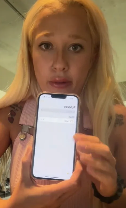 Woman shows little known iPhone hack which lets you create a PDF without needing any specific app