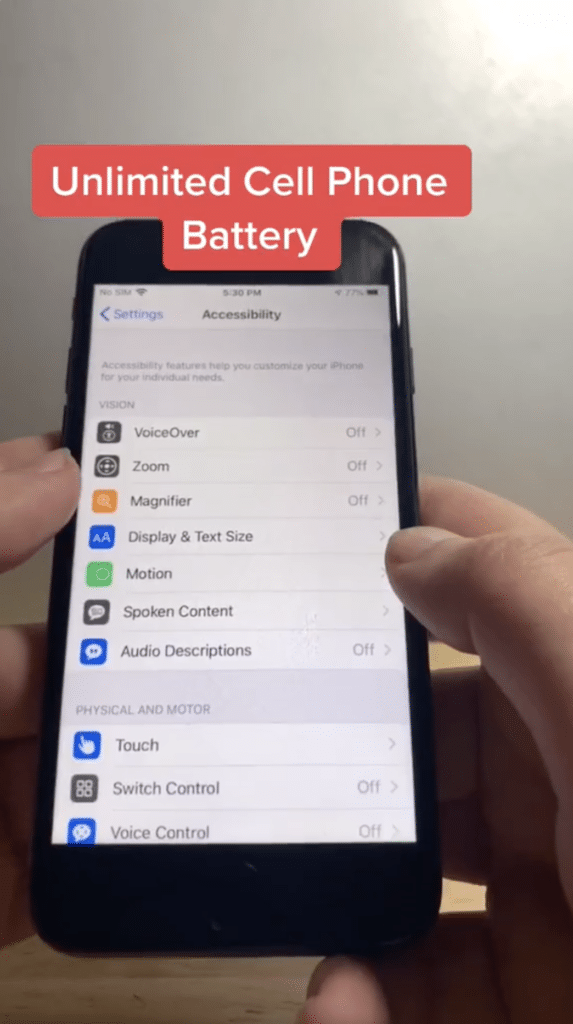 Apparent iPhone hack gives 'unlimited' battery life