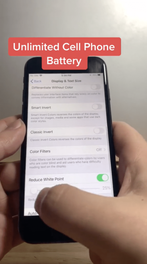 Apparent iPhone hack gives 'unlimited' battery life