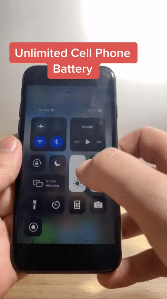 Apparent iPhone hack gives 'unlimited' battery life