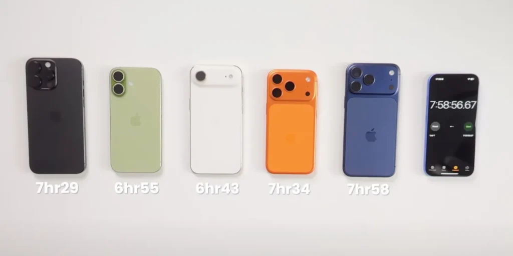 The Apple iPhone 17 battery life has been put to the test across the entire range, and the results look pretty interesting