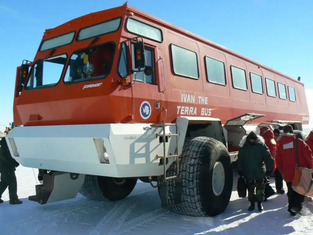 An all-terrain snow coach dubbed Ivan the Terra Bus has been retired after three decades of transporting people in the Antarctic
