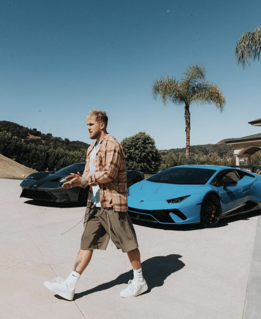 Jake Paul shows off brand new Ferrari he's added to his already amazing car collection