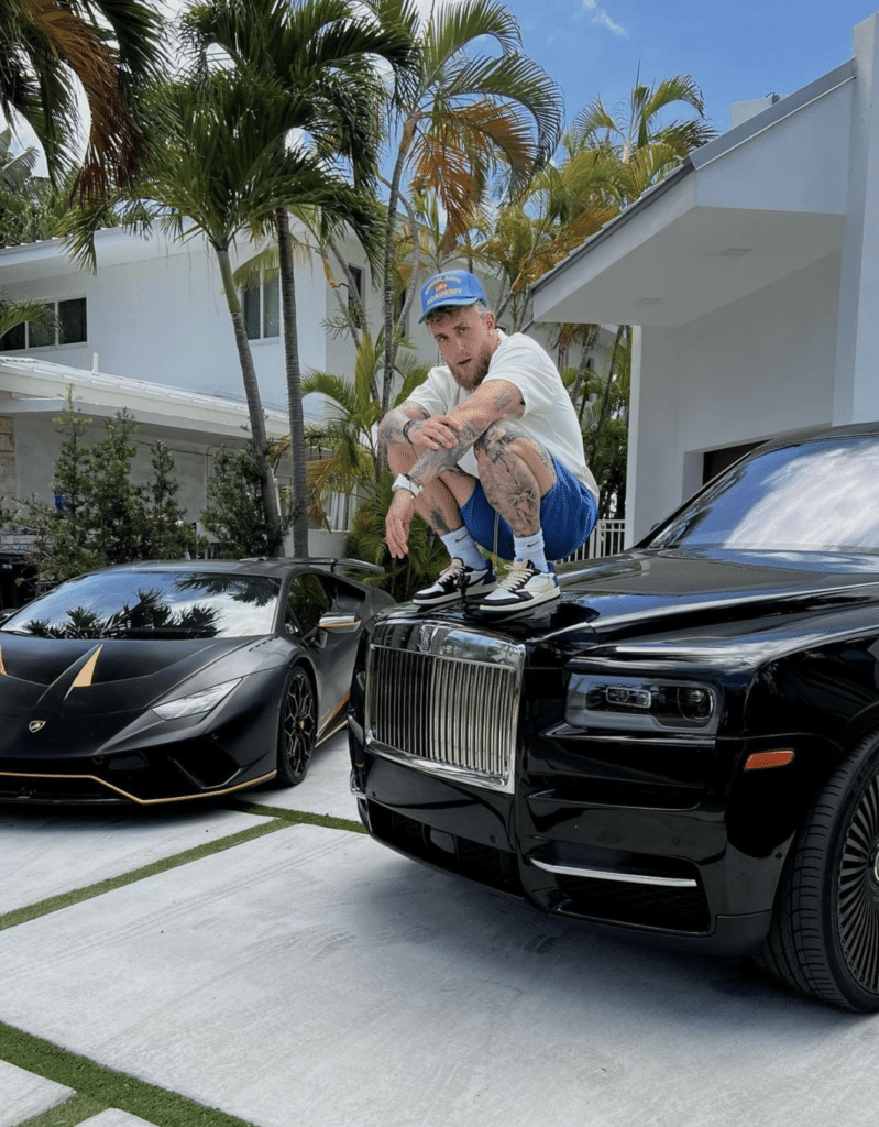 Jake Paul shows off brand new Ferrari he's added to his already amazing car collection