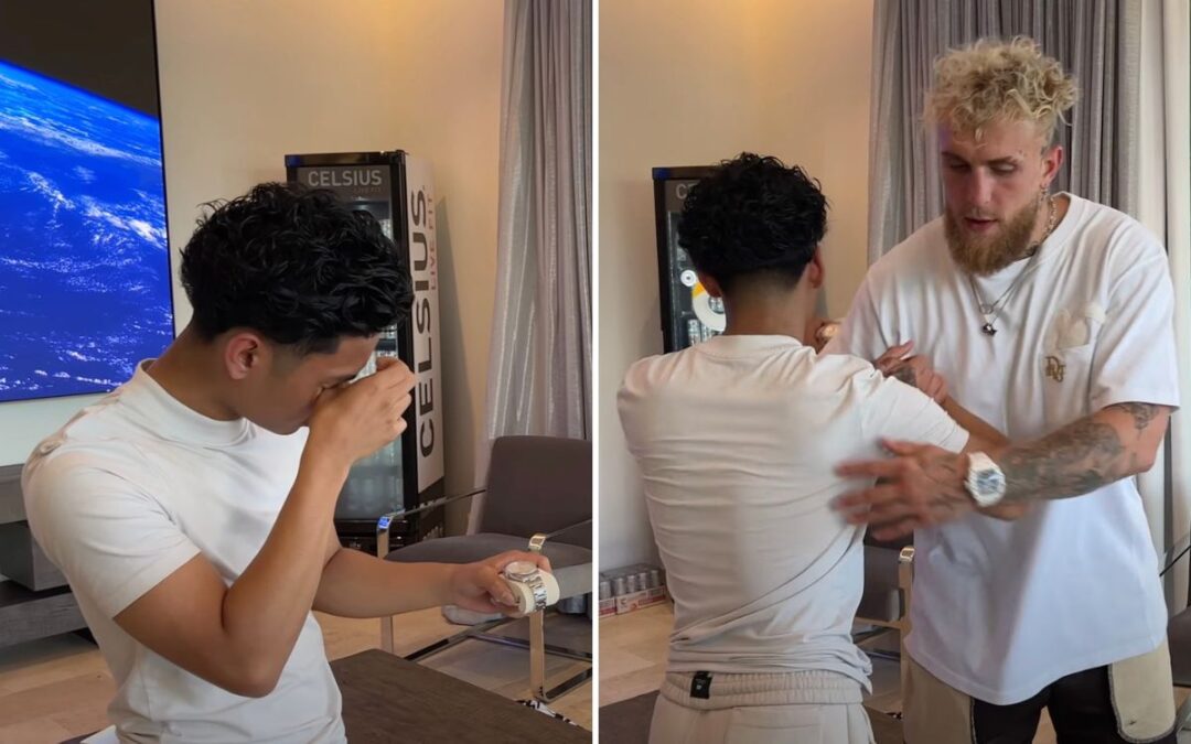 Jake Paul gifts personal barber incredible new Rolex