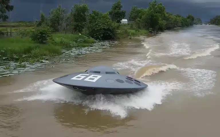 flying saucer jet boat ufo