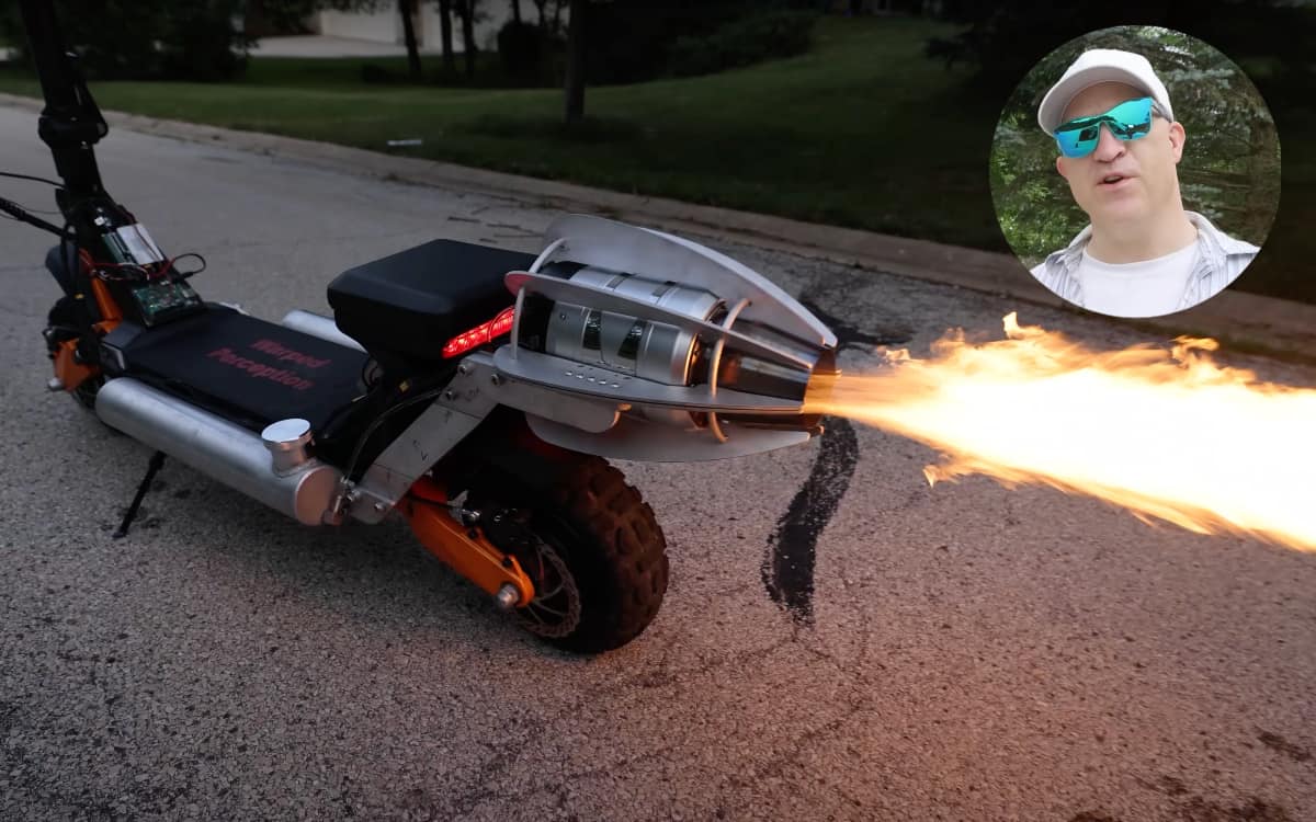 Jet-powered scooter