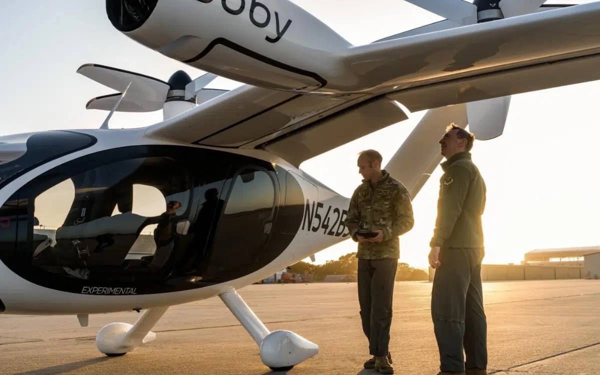 Company has become the first to achieve multiple pilot-on-board eVTOL transitions