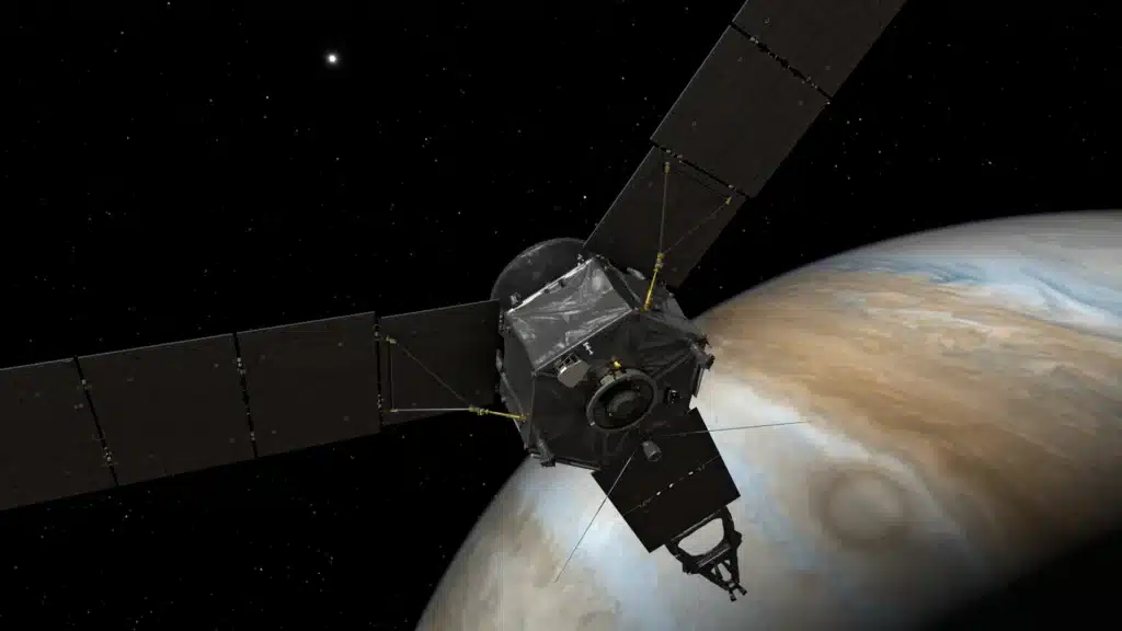 NASA Juno spacecraft around Jupiter