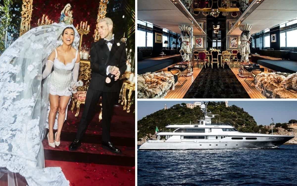 Kourtney Kardashian wedding yacht