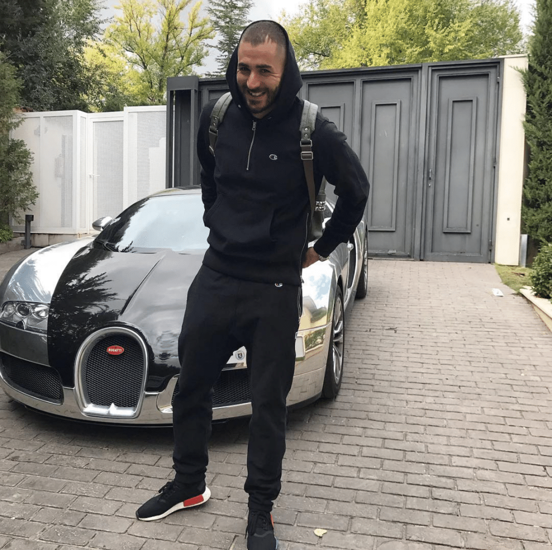 Karim Benzema's $10m car collection includes two Bugattis