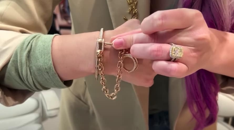 Key Cuff bracelet by Jacob & Co