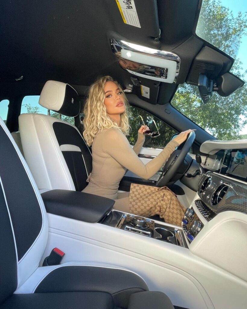 Khloe loves a Rolls-Royce