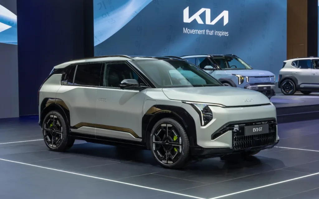 Kia just unveiled three new electric GT models at once at the Brussels Motor Show, bringing sporty performance to its EV3, EV4, and EV5 lineup