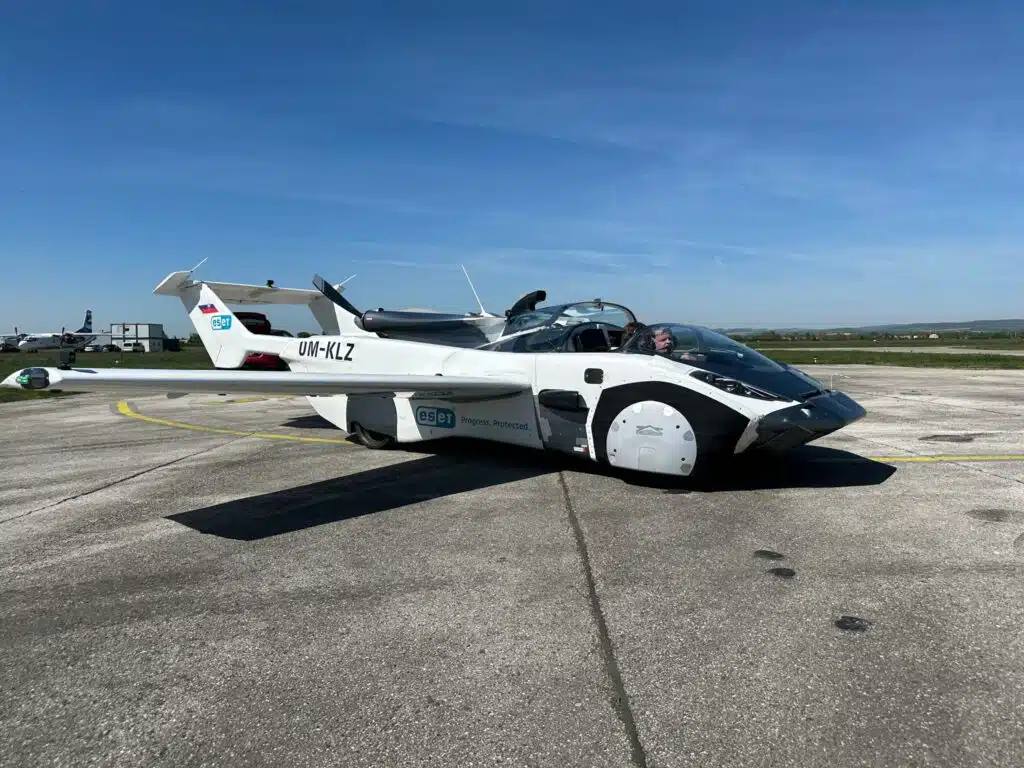 Futuristic AirCar completes first passenger flight after years of testing