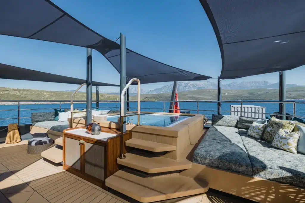 Martin Garrix festival afterparty is a yacht with a slide, cinema-inspired lounge and tropical bar