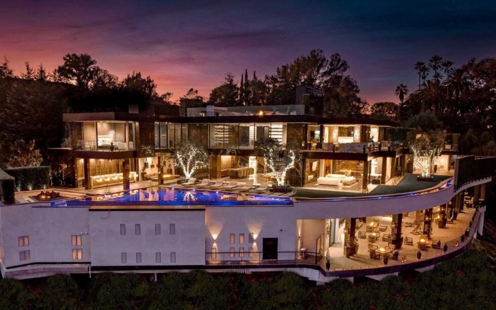 Inside La Fin: The $140 million Bel Air mega mansion with a supercar ...