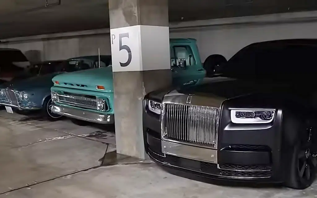 Man stays at LA hotel to find it had over 100 classic and luxury cars hidden across 5-level parking garage