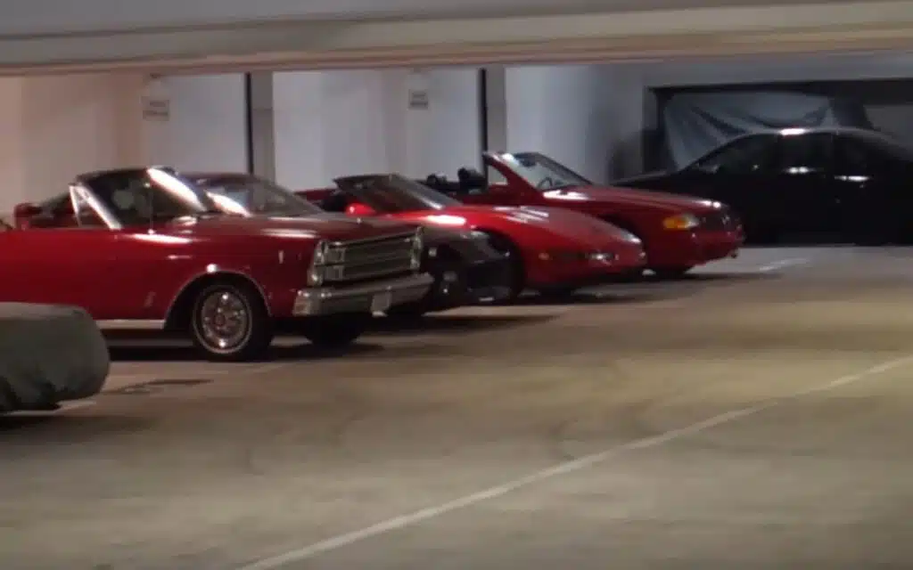 Man found an underground parking lot filled with abandoned hyper cars in Beverley Hills