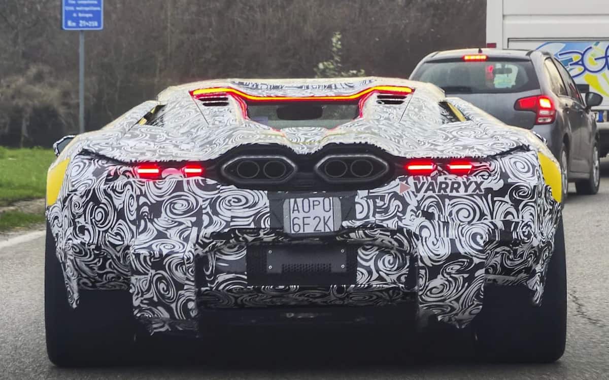 Lamborghini Aventador successor spotted in Italy