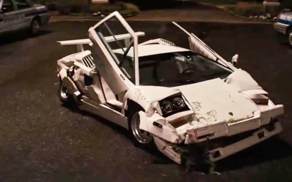 The Wrecked 'Wolf of Wall Street' Lamborghini Countach Is Up for Sale –  Robb Report