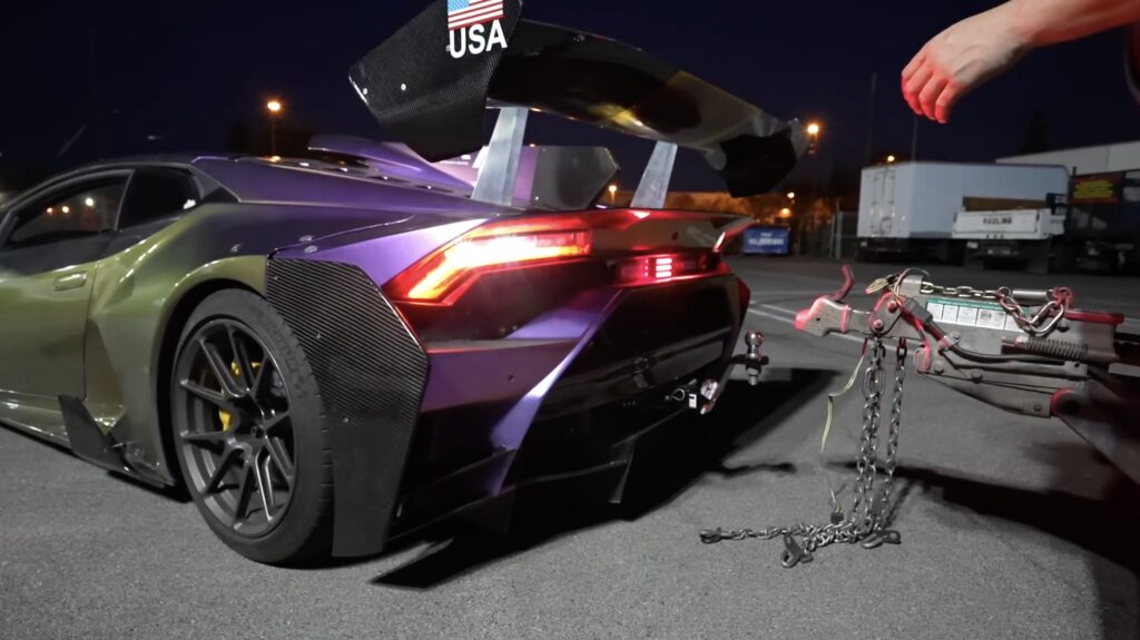 Lamborghini Huracan tow hitch 