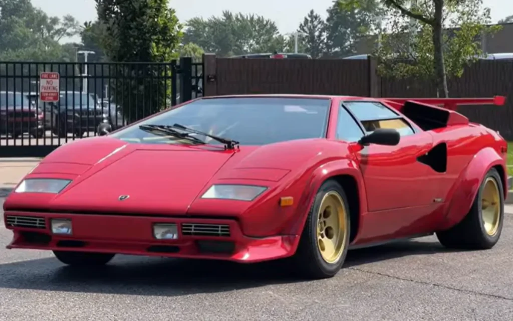 This beautiful, bright red Lamborghini Countach has been with the same family since it was bought new in 1989 and is a very unlikely daily driver