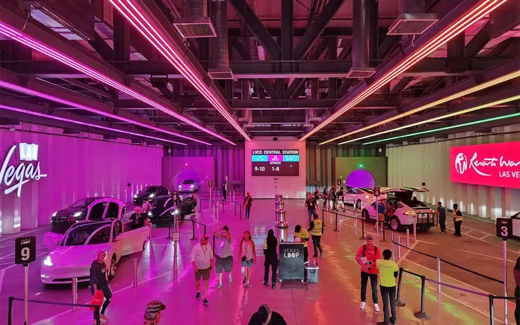 A TikToker recently stumbled across the Las Vegas Convention Center Loop - and he was blown away
