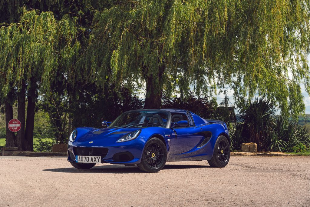 Pictured is the Lotus Elise.