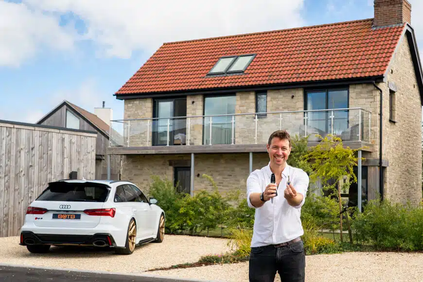 Former taxi driver wins $91k Audi RS6 and $956k house in $1.31 prize draw