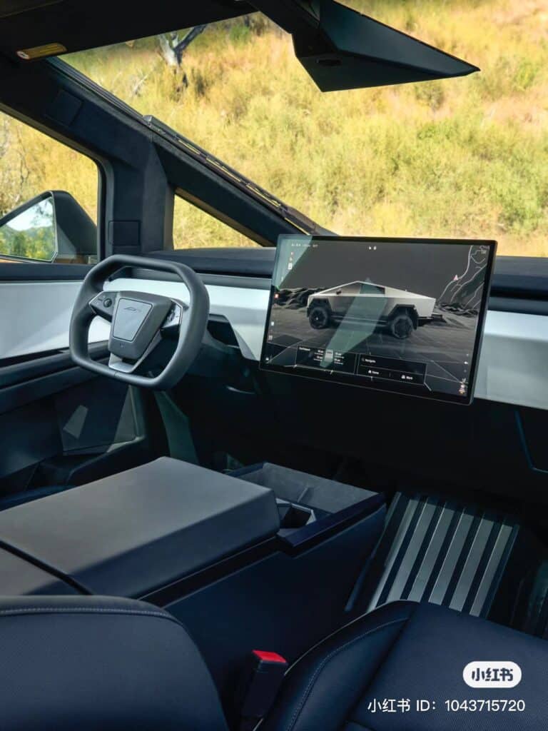 Leaked photos of Tesla Cybertruck interior appear online ahead of delivery event