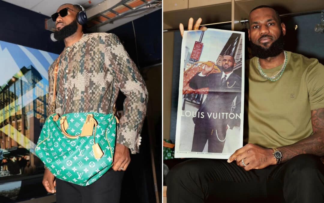 LeBron James Rocks Louis Vuitton Outfit To Season Opener