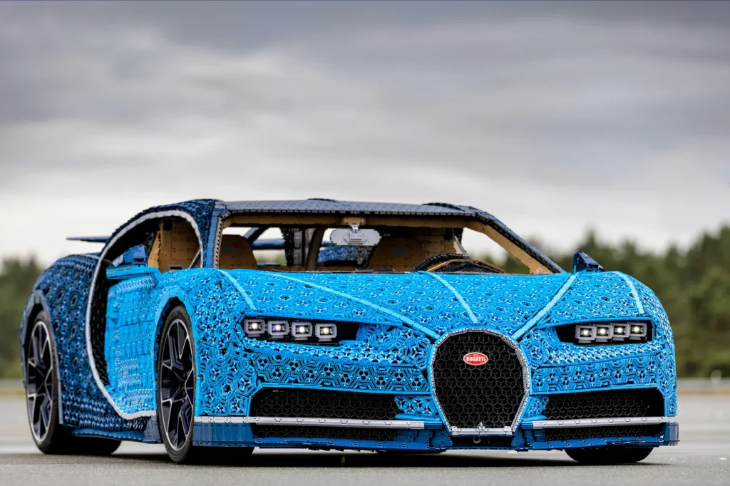 LEGO built a full-scale Bugatti Chiron using over 1 million Technic pieces and thousands of motors, and somehow made the 1.5-ton car actually drive