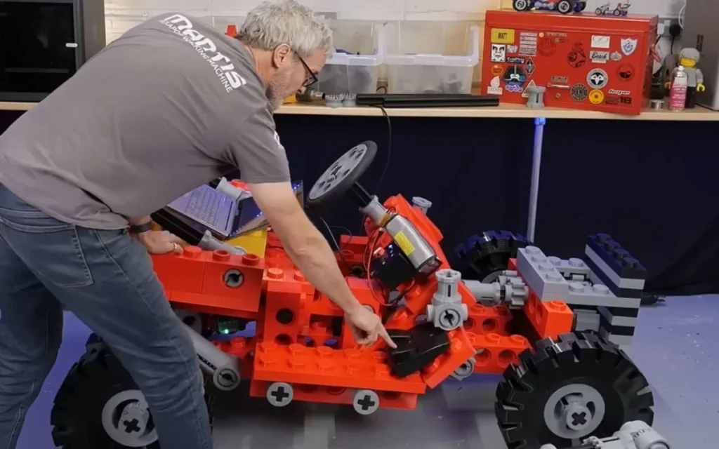 A beloved childhood toy became something a lot more ambitious for Matt Denton, who turned a Lego Technic Dune Buggy into a full-sized, drivable machine