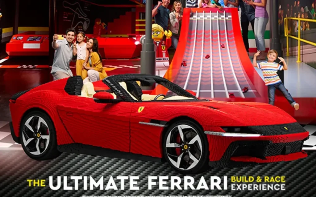 This life-size LEGO Ferrari 12Cilindri looks identical to the real supercar but one unexpected detail completely flips expectations