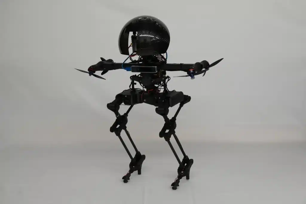 LEO, a bipedal robot that can walk, fly and skateboard, was created by researchers at Caltech