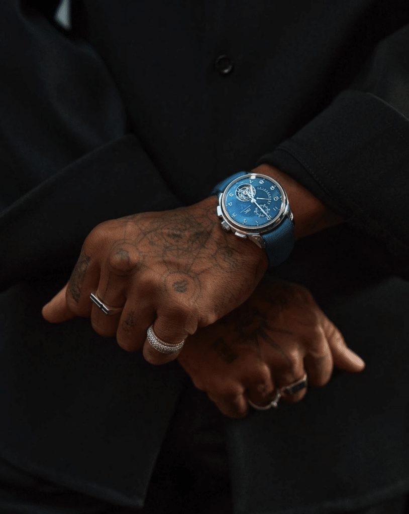 Lewis Hamilton has a luxury good collection which includes a yacht and 0k watches