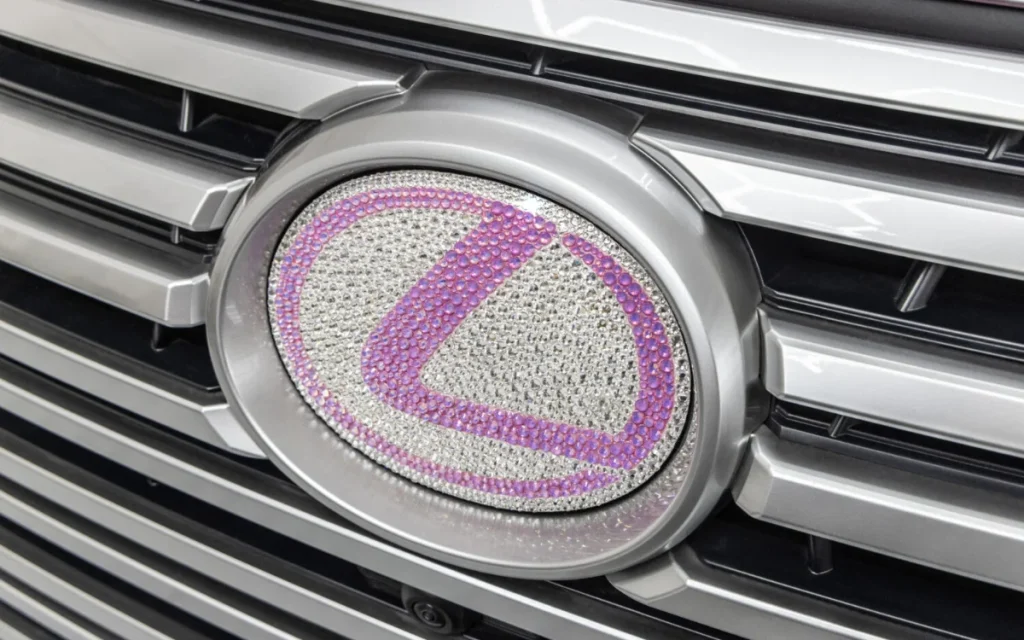 The Lexus Glam LX concept vehicle is a fashionista’s dream, complete with its own dressing room, trunk vanity, and manicure station