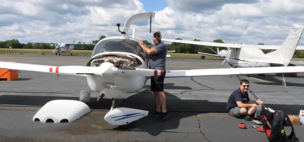 Rebuild Rescue bought an abandoned airplane, a Liberty XL2, that had been sitting in Virginia for 18 years and flew it home to their Pennsylvania hangar