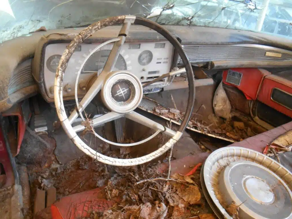 Trio of abandoned 1958 Lincoln Continentals where the unbelievable surprise is what you'll find under the hood